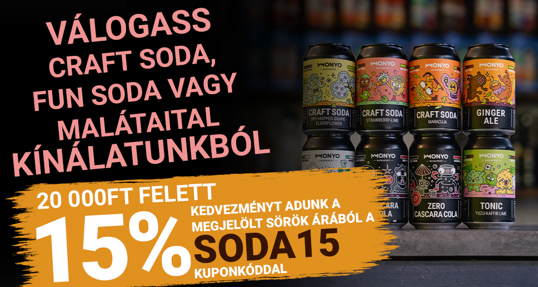 Állítsd össze soda pakkod és kortyold el kedvezményesen