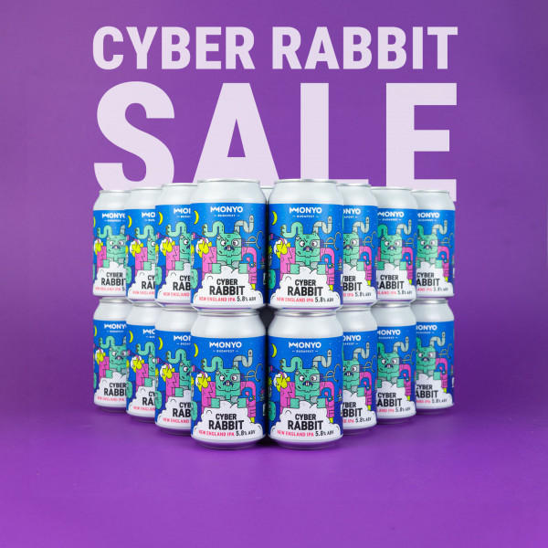 Cyber Rabbit - közepes pakk - 24 x 0,33l