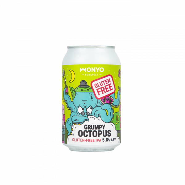 Grumpy Octopus - Gluténmentes IPA 5,8% 0.33l