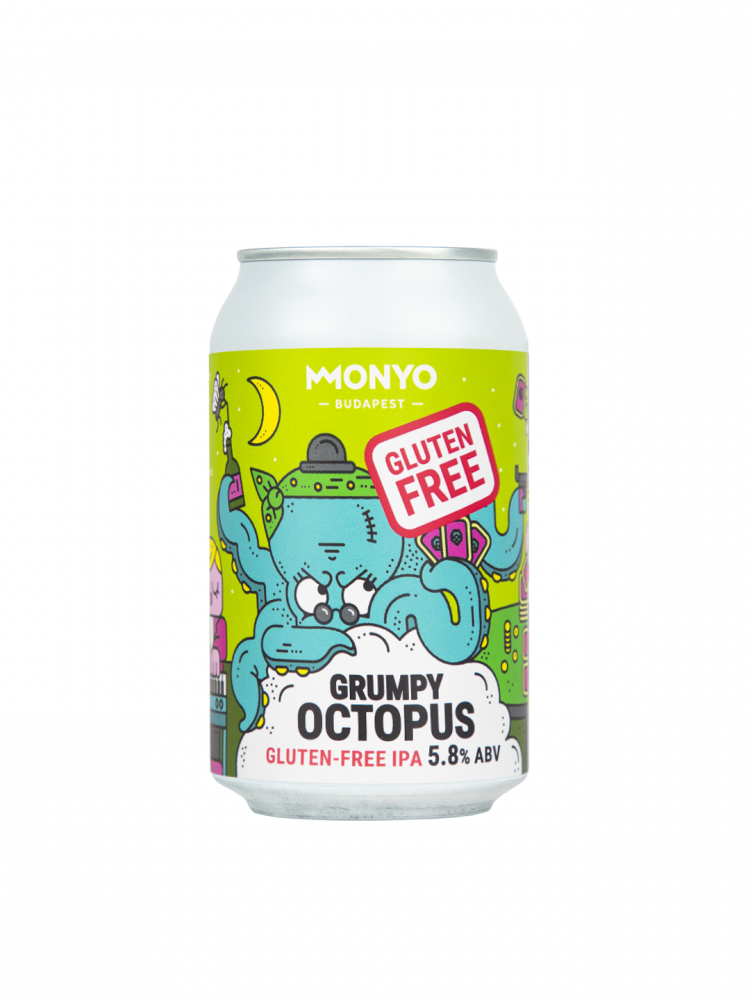 Grumpy Octopus - Glutenfree IPA 5.8% 0.33l
