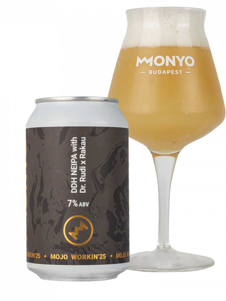 MOJO WORKIN'25: New England IPA with Rakau x Dr. Rudi 7% 0.33l