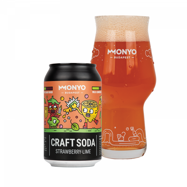 MONYO Eper - Lime Craft Soda 0% 0,33l