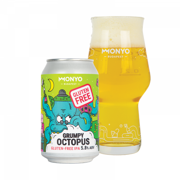 Grumpy Octopus - Gluténmentes IPA 5,8% 0,33l