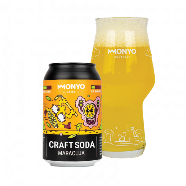 MONYO Maracuja Craft Soda 0% 0.33l