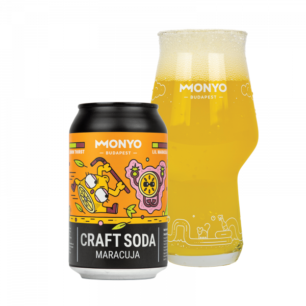 MONYO Maracuja Craft Soda 0% 0,33l