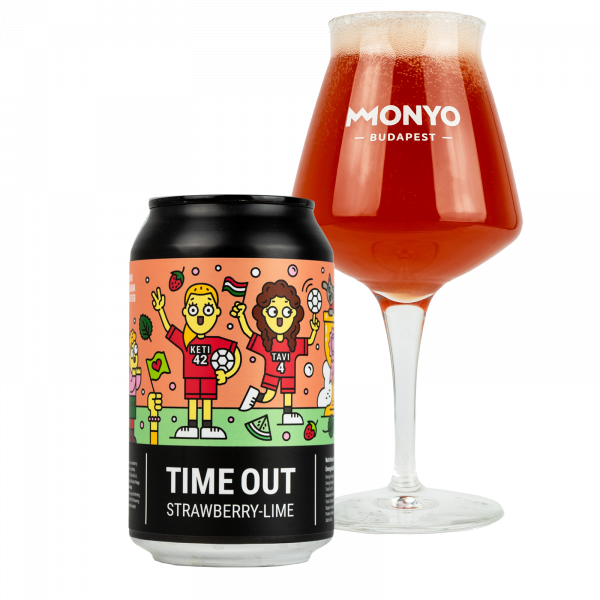 MONYO x Magyar Kézilabda Szövetség - Time Out - Eper - Lime Craft Soda 0% 0,33l