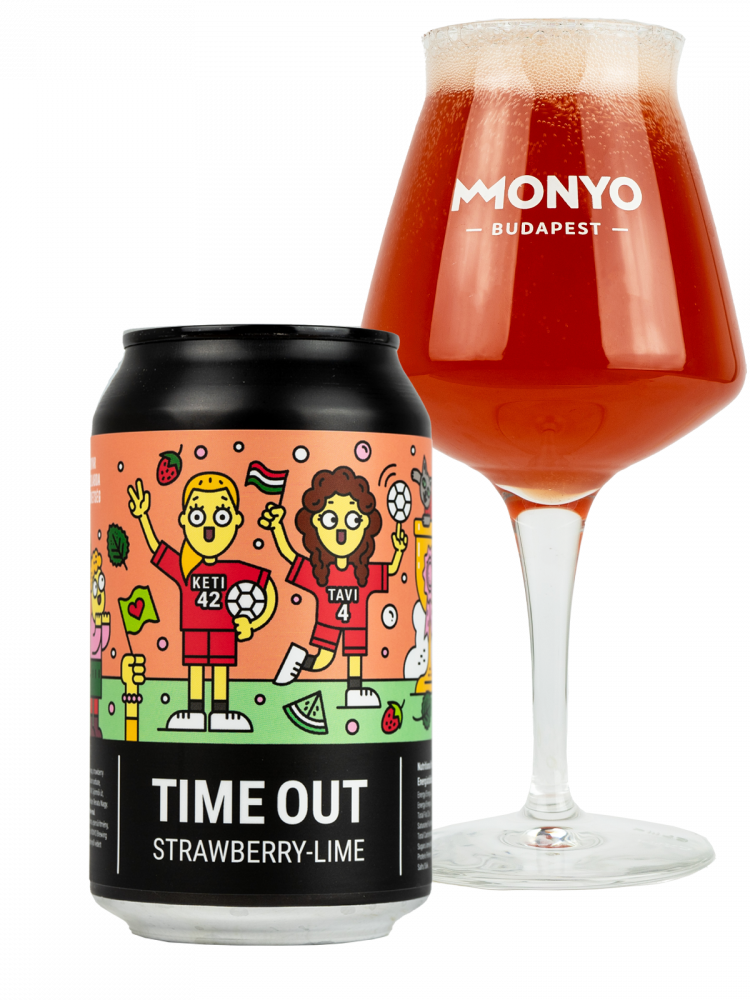 MONYO x Magyar Kézilabda Szövetség - Time Out - Eper - Lime Craft Soda 0% 0,33l