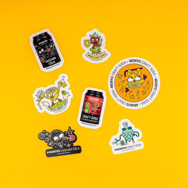 MONYO Craft Soda Sticker Pack