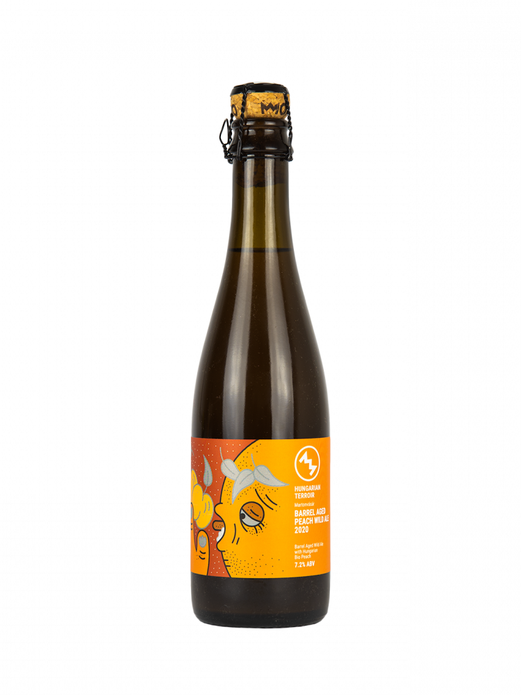 Hungarian Terroir: Martonvásár -  Barrel Aged Peach Wild Ale 2020 7.2% 0,375l