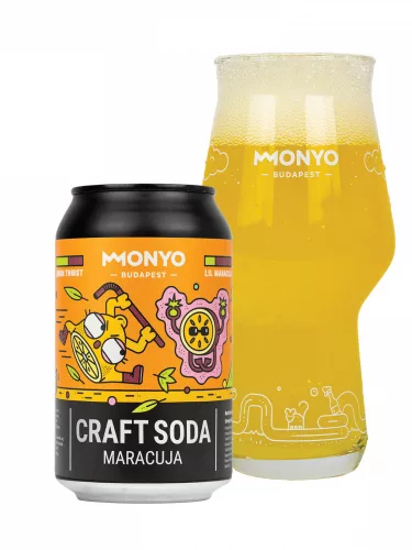 MONYO Maracuja Craft Soda 0% 0,33l