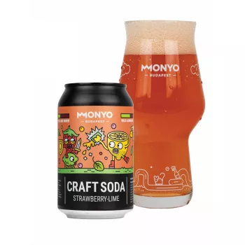 MONYO Eper - Lime Craft Soda 0% 0,33l