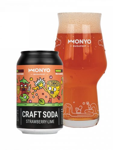 MONYO Eper - Lime Craft Soda 0% 0,33l