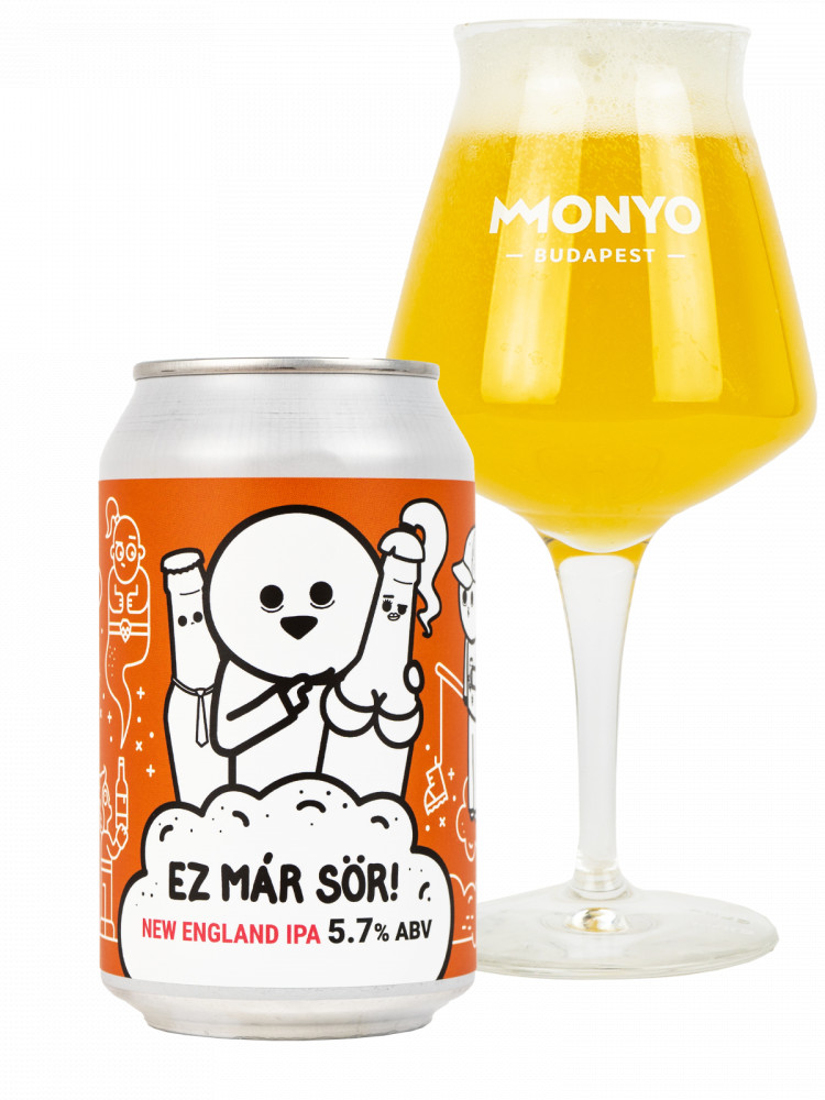 MONYO x JustVidman - Ez Már Sör! 5.7% 0.33l can - MONYO Brew
