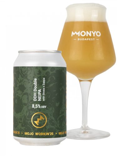 MOJO WORKIN'25: Double Dry-Hopped Double NEIPA With Strata & Zappa 8.5% 0.33l