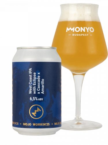 MOJO WORKIN'25: West Coast IPA With Eclipse X Cascade X Amarillo 6.5% 0.33l