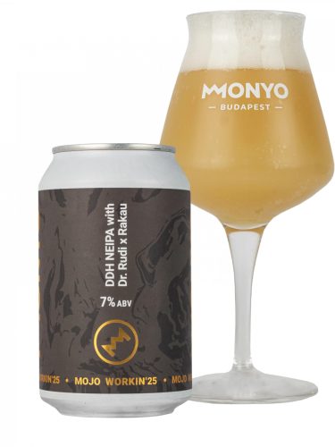 MOJO WORKIN'25: New England IPA with Rakau x Dr. Rudi 7% 0.33l