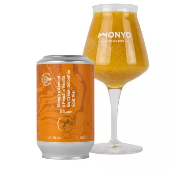   MOJO WORKIN'25: Mango x Almond x Peach x Vanilla Ice Cream Smoothie Sour Ale 5% 0.33l