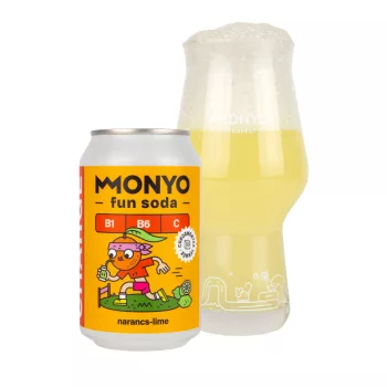 Monyo Charge Orange-Lime Fun Soda 0% 0.33 L