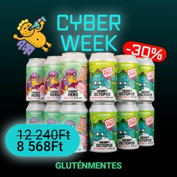 Gluténmentes sörpakk - 12 x 0,33l sör 