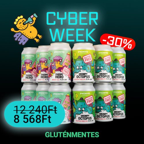 Gluténmentes sörpakk - 12 x 0,33l sör 