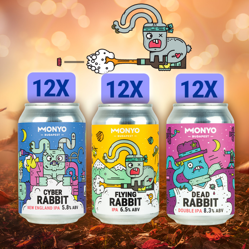 Rabbit Hunter - 36 x 0,33l sör - MONYO Brewing