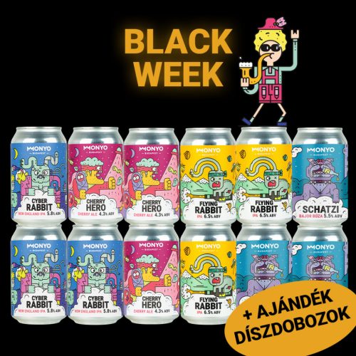 Karácsonyra jó lesz pakk - 12 x 330ml sör + Ajándék díszdoboz