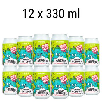Grumpy Octopus pakk - 12 x 330ml sör