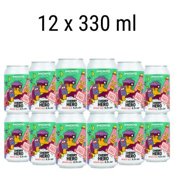 Gluténmentes Cherry Hero pakk - 12 x 330ml sör