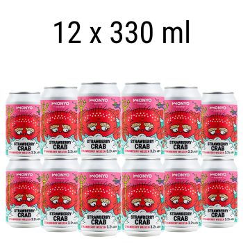 Strawberry Crab pakk - 12 x 330ml sör