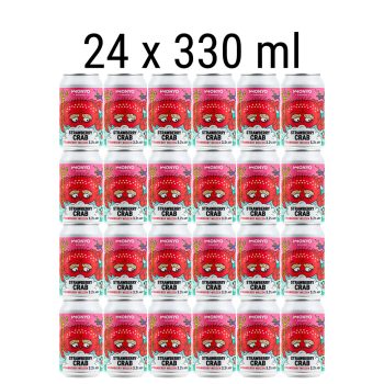 Strawberry Crab pakk - 24 x 330ml sör