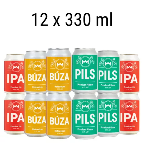 Basic mix pakk - 12 x 330ml sör