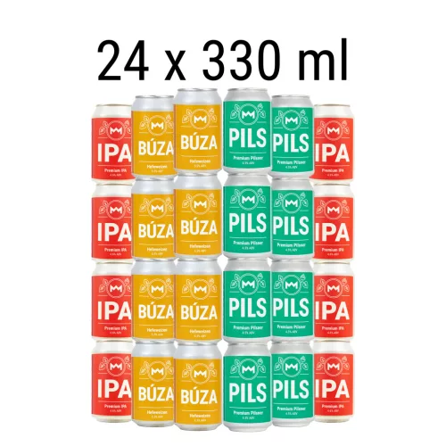 Basic mix pakk - 24 x 330ml sör