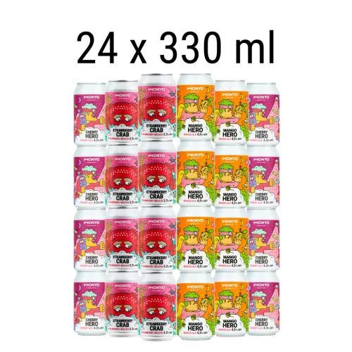 Gyümölcsös pakk - 24 x 330ml sör