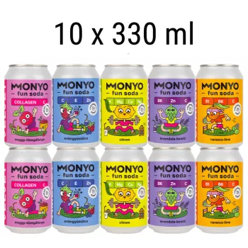 Fun Soda Kóstoló pakk - 10 x 330ml üdítő