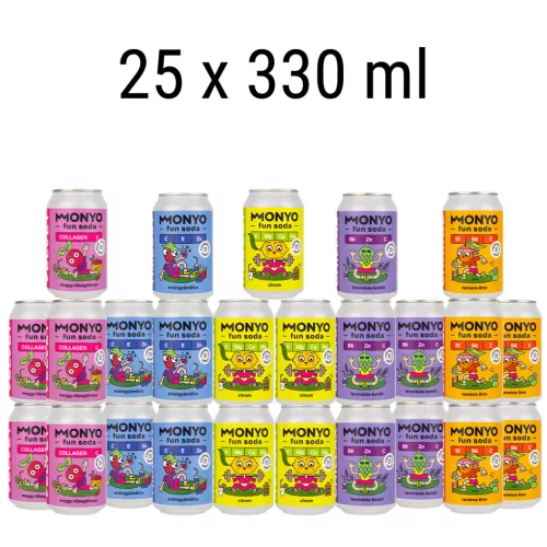 Fun Soda Mega pakk - 25 x 330ml üdítő