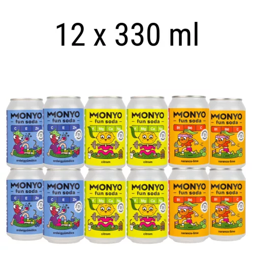 Vitamin & Mineral pakk - 12 x 330ml üdítő