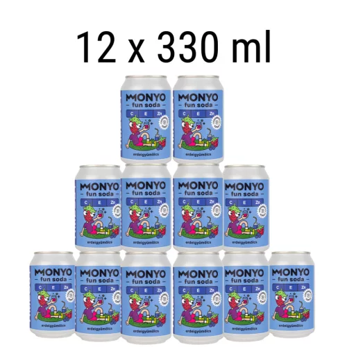 Monyo Timeout Erdei Gyümölcsös Fun Soda pakk - 12 x 330ml üdítő
