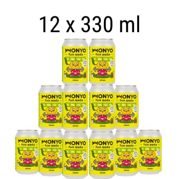 Monyo Reboot Citromos Fun Soda pakk - 12 x 330ml üdítő