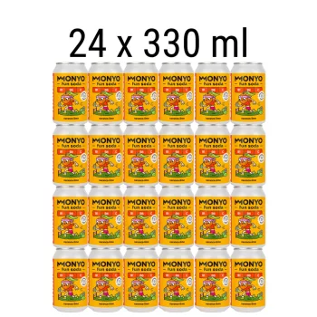 Monyo Charge Narancs-Lime Fun Soda - 24 x 330ml üdítő