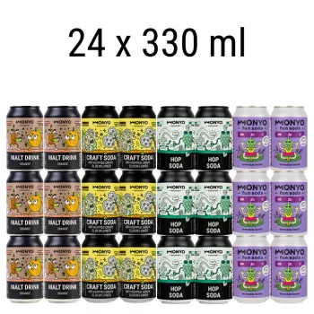 0% ABV komló fan - 24 x 330ml üdítő
