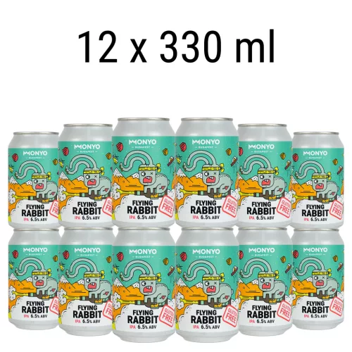 Gluténmentes Flying Rabbit pakk - 12 x 330ml sör